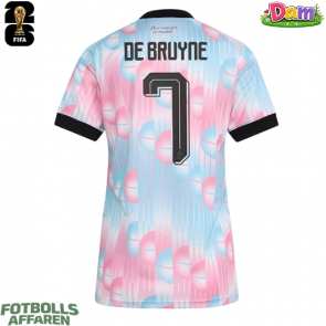 Belgien Kevin De Bruyne #7 Bortatröja Kvinnor VM 2026 Kortärmad